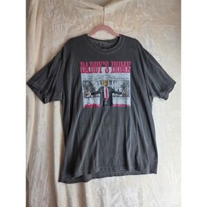 Comfort Colors Donald Trump Daddy Is Home Graphic T Shirt XL Gray